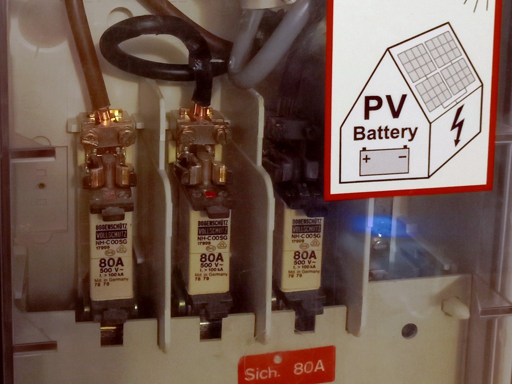 Hausanschuss muss für Elektromobilität gross genug ausgelegt sein.