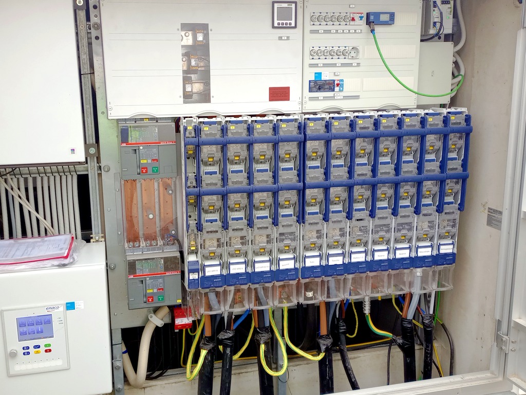 Verteilung Trafostation et infra Nürnberg