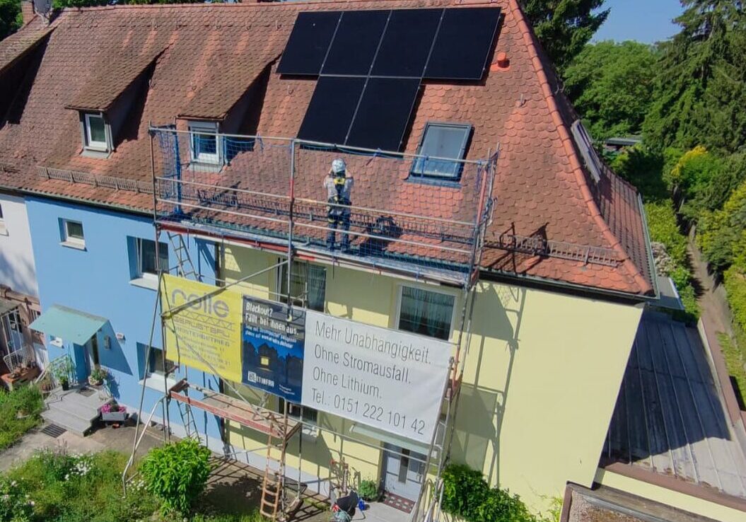 PV Anlage Bestandsgebäude Biberschwanz